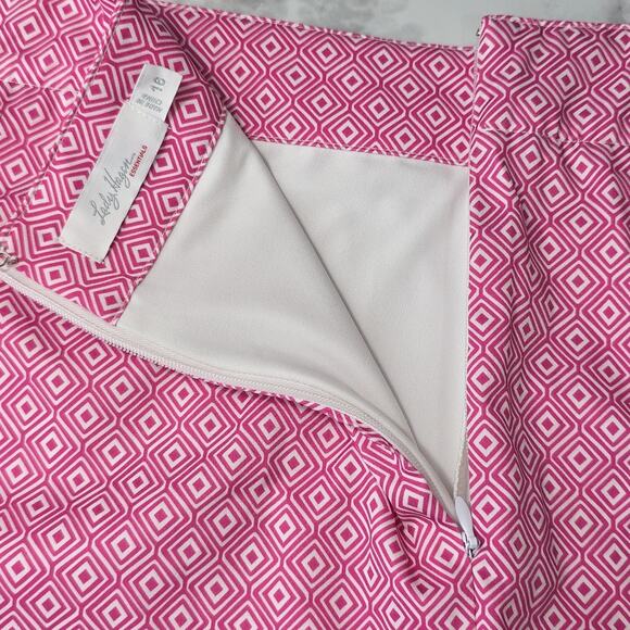 Womens Sz 16 Pink Geometric Pockets Pickleball Tennis Golf Skortv Lady Hagen - Picture 8 of 11